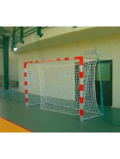 Síť na házenou /PE 3/ 3x2x0,8x1m NETEX - BÍLÁ - ČERVENÁ