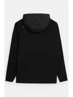 Mikina Polar 4F Pánská S Kapucí 4FAW23TFLEM137-20S Černá