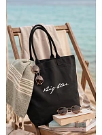 Textová taška Shopper Big Star RR574239 Černá