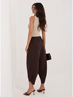 RV DR 9719 1.22 tmavě hnědé tepláky