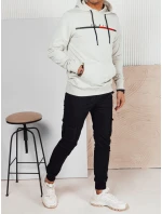 Pánská šedá mikina s potiskem FashionStreet BX5729