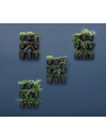 VERTIKÁLNÍ ZAHRADNÍ ZÁVĚSNÉ KVĚTINY ANTHRACITE dětské