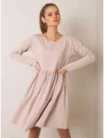 Šaty RV SK 5889.41P béžová Šaty RV SK 5889.41P béžová