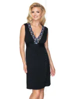 Dámská košilka Titania Black chemise - Irall Dámská košilka Titania Black chemise - Irall