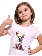 Cornette Dětské dívčí tričko 493/112 Čivava kr/r 98-128 Cornette Dětské dívčí tričko 493/112 Čivava kr/r 98-128