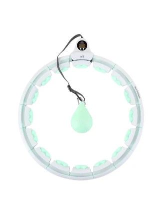 Obruč HMS HHW06 s výstupky, závažím a počítadlem zelená