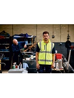 Yoko HV 006 Hi-Vis softshellová vesta 79.V006 hi vis orange