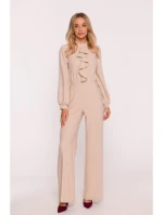 S420 Kombinéza s volánem - béžová