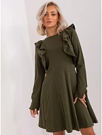 Dámské šaty EM SK HW 20 395.34P khaki - Lily Rose Dámské šaty EM SK HW 20 395.34P khaki - Lily Rose