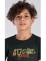 Dětské pyžamo kapri Army