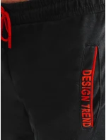 Pánské černé teplákové šortky FashionStreet SX2221