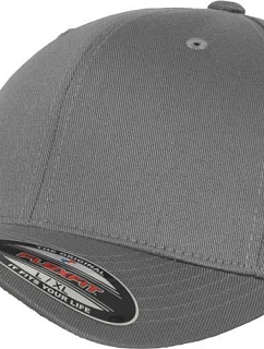 Flexfit 6277 6 Panelová kšiltovka Flexfit Wooly Combed 55.6277 grey