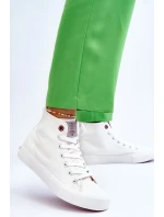 Dámské klasické vysoké tenisky Cross Jeans LL2R4086C Bílé Dámské klasické vysoké tenisky Cross Jeans LL2R4086C Bílé