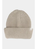 Mužská zimní čepice 4F 4FAW23ACAPM310-82S světle hnědá Mužská zimní čepice 4F 4FAW23ACAPM310-82S světle hnědá