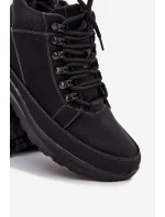 Pánské turistické boty s vyhříváním Černé Wivelle