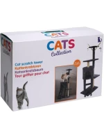 VĚŽOVÝ STROM SE ŠKRABADLEM PRO KOČKY 45X30X110CM VĚŽOVÝ STROM SE ŠKRABADLEM PRO KOČKY 45X30X110CM