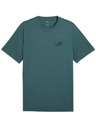 Pánské tričko Puma Ess 2 Color Small No. 1 Logo Tee, zelené, 684717 90