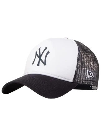New Era Team Block New York Yankees MLB Trucker Cap 12380796 New Era Team Block New York Yankees MLB Trucker Cap 12380796
