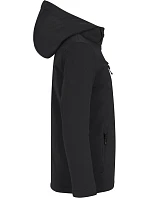 Clique Padded Hooded Softshell Junior Dětská zateplená softshellová bunda s kapucí 67.0906 black Clique Padded Hooded Softshell Junior Dětská zateplená softshellová bunda s kapucí 67.0906 black