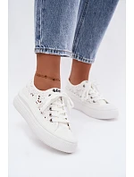 Dámské síťované tenisky na platformě Lee Cooper LCW-26-44-4485 bílé