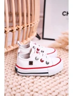 Dětské klasické tenisky Big Star - bílé