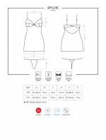 Elegantní košilka 871 - CHE - Obsessive Elegantní košilka 871 - CHE - Obsessive