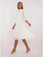 Dámské šaty LK SK 509730.08 bílé - FPrice Dámské šaty LK SK 509730.08 bílé - FPrice