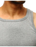 Pánské tílko bez potisku šedé FashionStreet RX3587