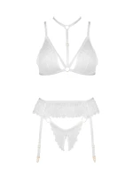 Dámská erotická souprava Noemi white - BEAUTY NIGHT FASHION