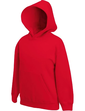 Fruit of the Loom Classic Kids Hooded Sweat Dětská mikina s kapucí 16.2043 red Fruit of the Loom Classic Kids Hooded Sweat Dětská mikina s kapucí 16.2043 red