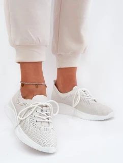 Dámské Kožené Sportovní Boty Vinceza 79532 Bílé