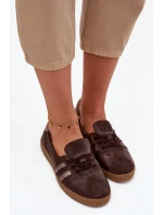 Kožené semišové dámské polobotky typu barefoot Zazoo N1341 čokoládové Kožené semišové dámské polobotky typu barefoot Zazoo N1341 čokoládové