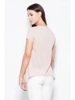 Dámská halenka model 111791 beige - Venaton Dámská halenka model 111791 beige - Venaton