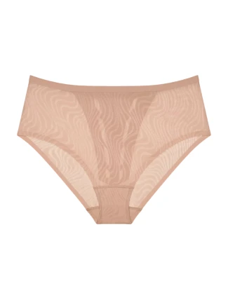 Dámské kalhotky Triumph Shape Smart Ellipse Maxi - BROWN - béžové 00EP - TRIUMPH