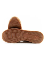 Puma ST Runner v4 Mid sportovní obuv pánské kotníkové tenisky hnědé barvy