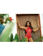 Body V-9590 červená - Axami Body V-9590 červená - Axami