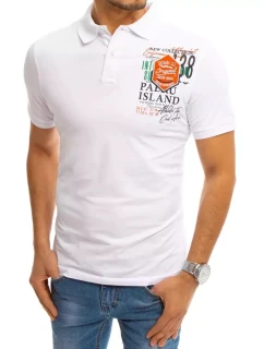 FashionStreet bílá polokošile s potiskem PX0370