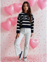 CHLOE dámský svetr námořnická modř FashionStreet MY1974 CHLOE dámský svetr námořnická modř FashionStreet MY1974