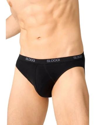 Pánské slipy Basic mini black - Sloggi Pánské slipy Basic mini black - Sloggi