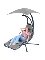 HOUPAČKA LISBON SE SLUNEČNÍKEM TMAVĚ ŠEDÁ