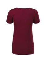 Action V-neck tričko dámské garnet