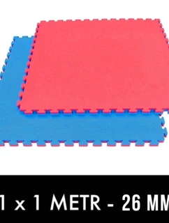 Bezpečnostní certifikovaná podložka na cvičení - Puzzle 1x1m - Tatami 26mm