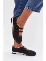 Sportovní dámské baleríny S Pásky Černé Farvessa