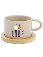 Personalizovaný keramický hrníček "MAKRONKA" s párem Personalizovaný keramický hrníček "MAKRONKA" s párem