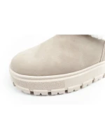 Dámské zimní kotníkové boty LCJ-25-01-3739L Béžová s ecru - Lee Cooper