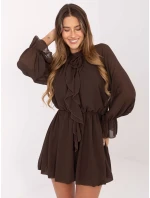 Šaty MI SK A1554.26 hnědé Šaty MI SK A1554.26 hnědé