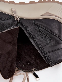 Dámské sportovní botky na platformě Zazoo – černé