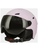 Dámská lyžařská helma s vestavěnými brýlemi 4FWAW23AHELF032-56S Světle růžová - 4F Dámská lyžařská helma s vestavěnými brýlemi 4FWAW23AHELF032-56S Světle růžová - 4F