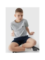 Hladké bavlněné tričko pro chlapce 4F Junior