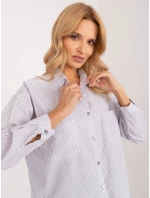 Košile BP KS 1012.25 bílá šedá